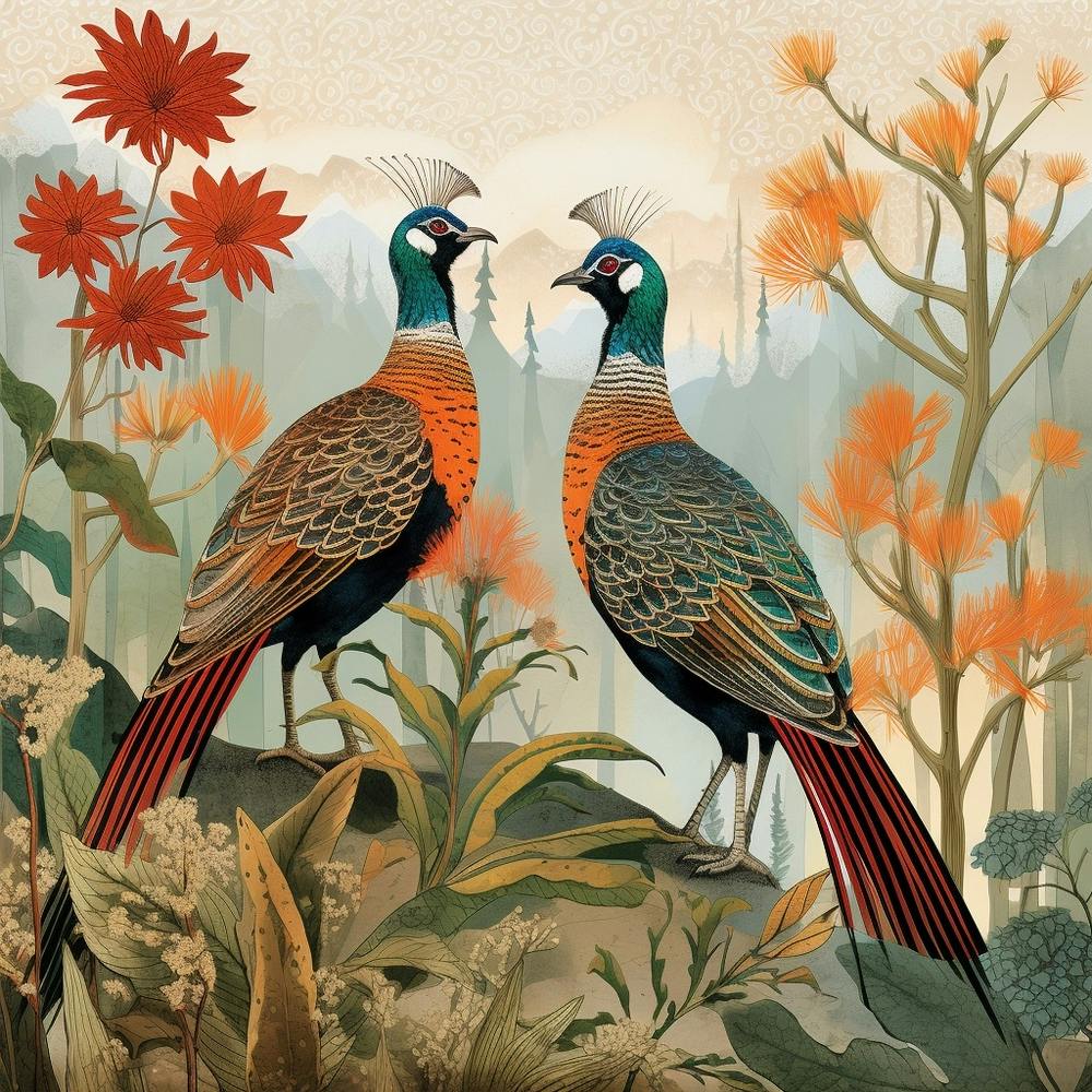 Bird In Nature Pheasant 1