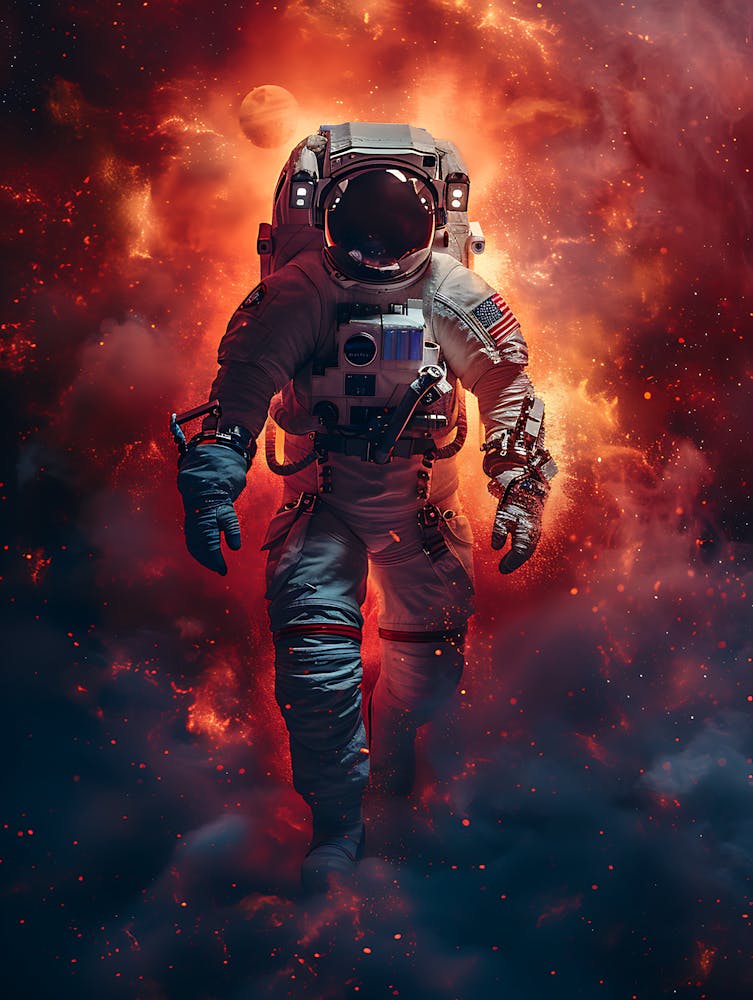 Astronaut In Space 1