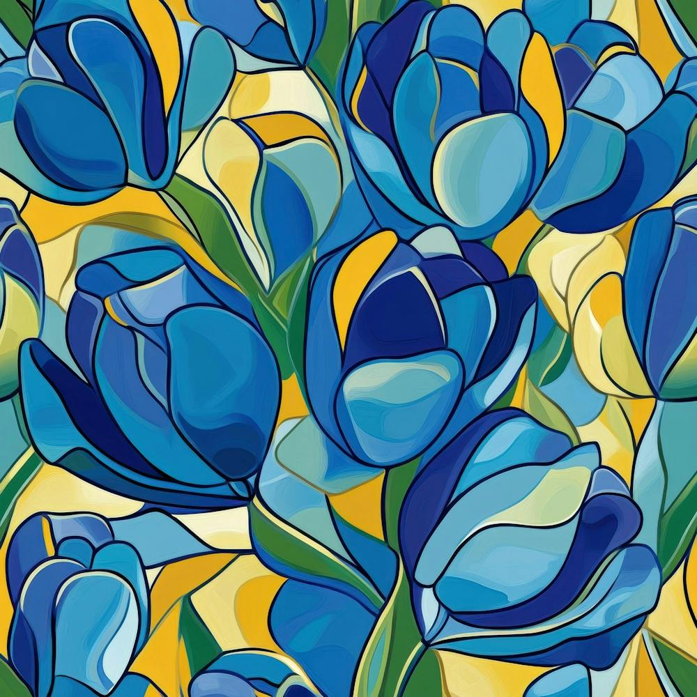 Blue Tulips 16