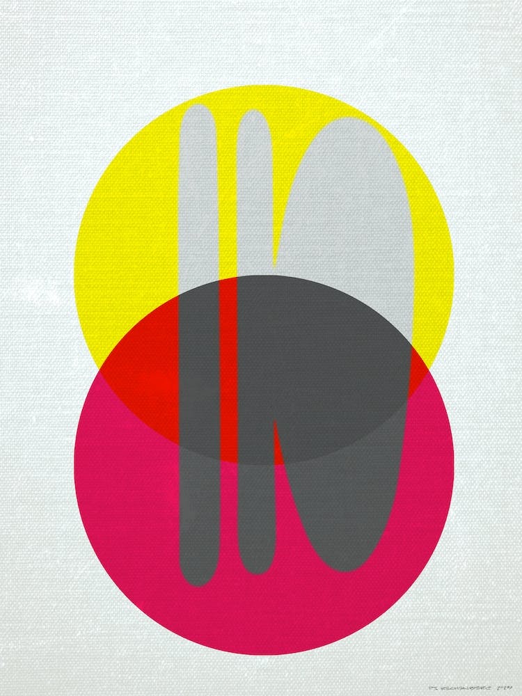 pink yellow & grey no.1