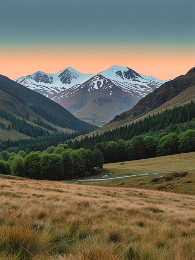 Scotland At Sunset 1