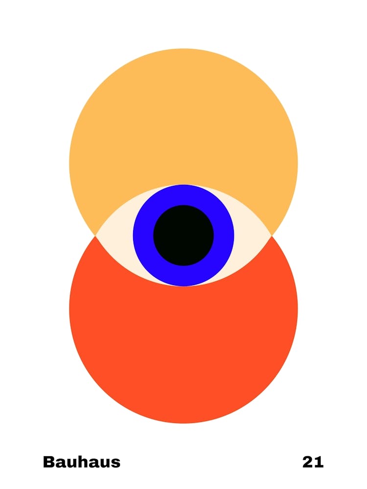 Geometric Bauhaus Poster 21