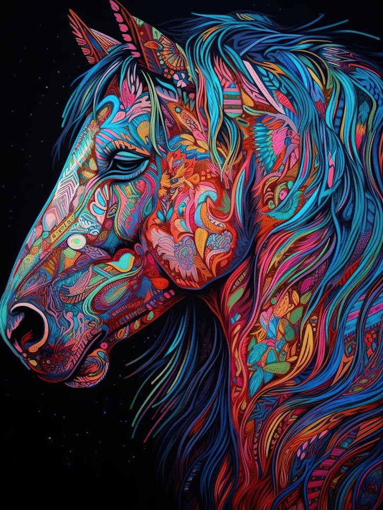 Psychedelic Horse 5