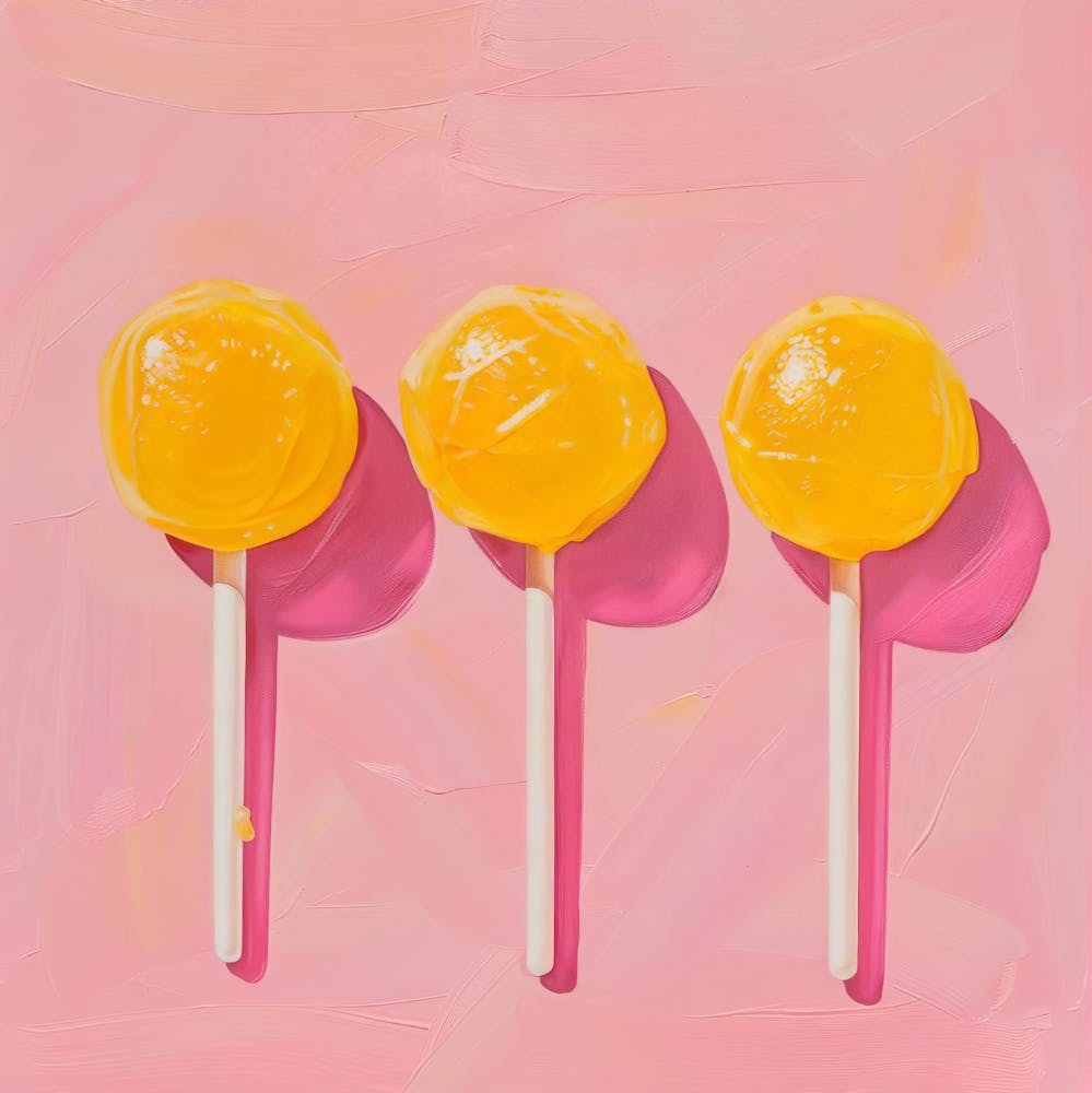 Trendy Retro, Modern Lollipop Painting, Colorful Pop Art, Minimalist Wall Decor, Candy Shop Decor, Candy Lover Gift, Printable Art