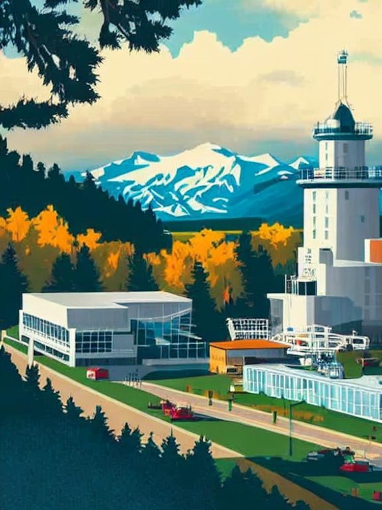Port Of Anchorage United States Vintage Poster harbour