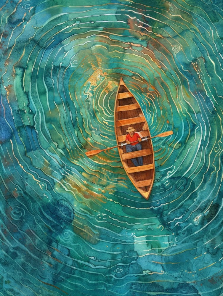 Man In A Boat 4