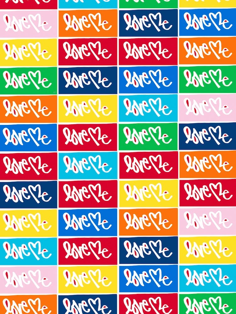Abstract Love Poster