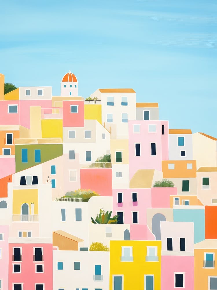 Amalfi Coast, Italy Colourful View 1