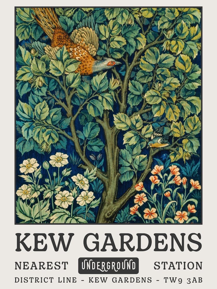 William Morris Kew Gardens Pheasant