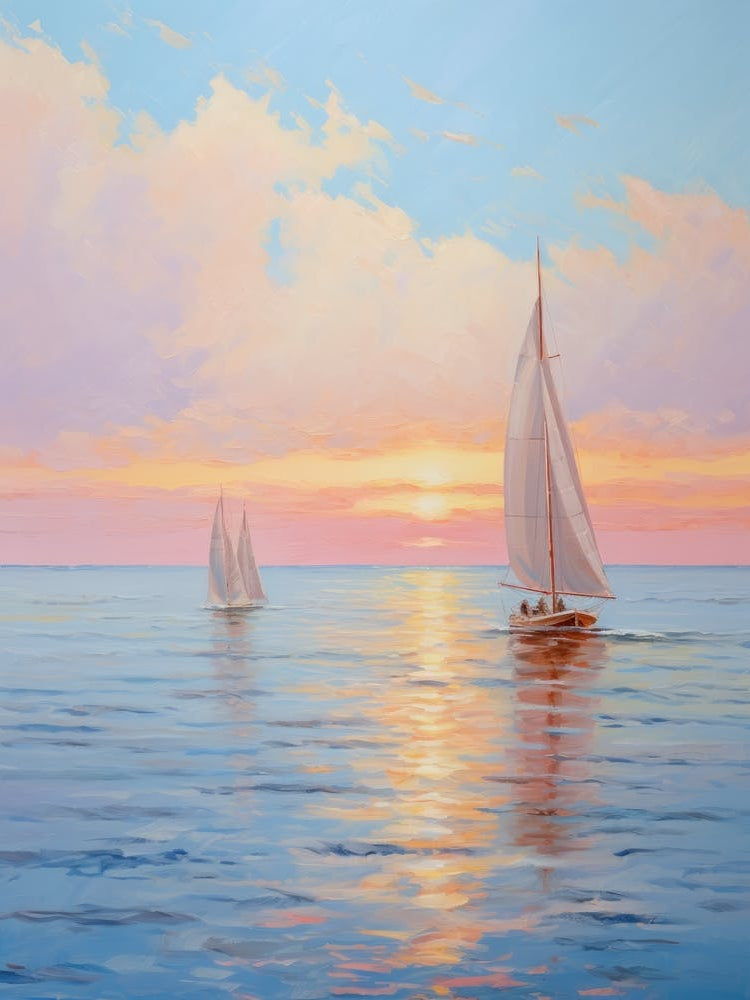 Sailboats At Sunset 16