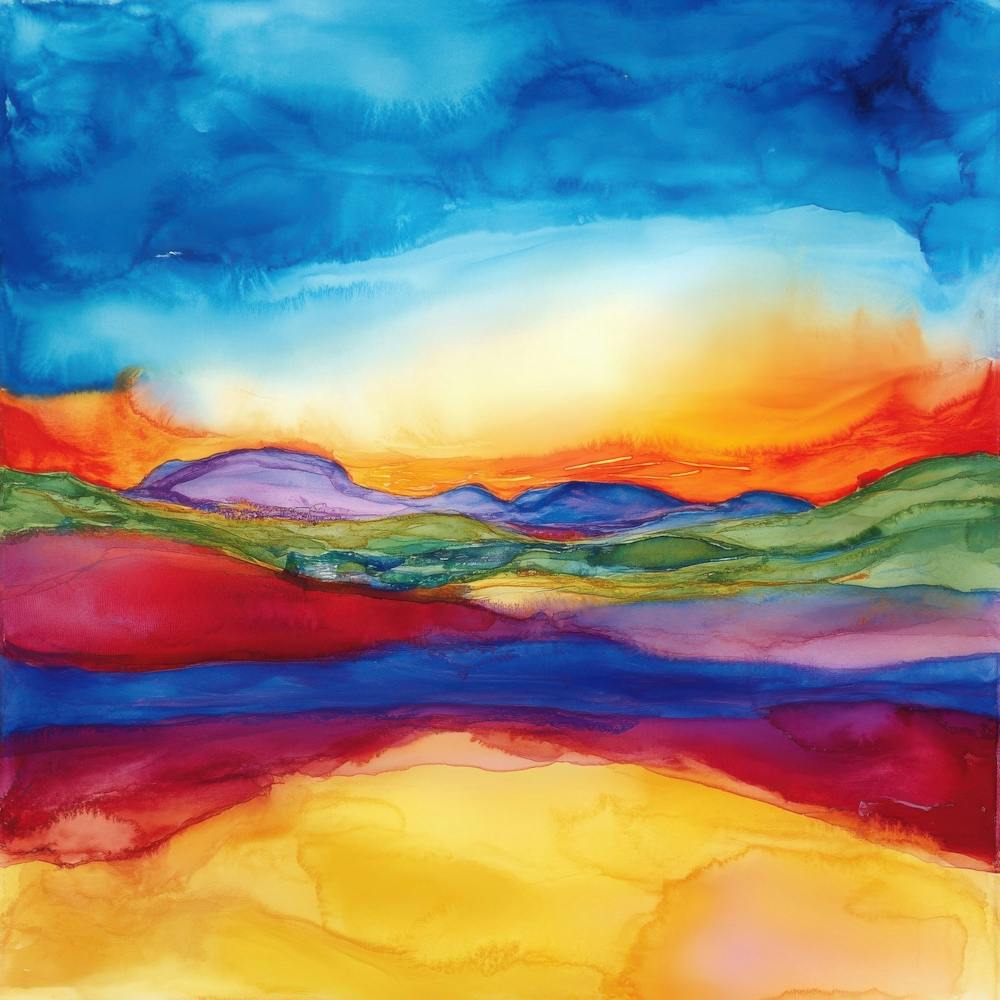 Sunset In The Mountains 61