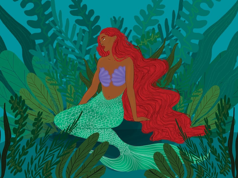 Melanin Mermaid Red