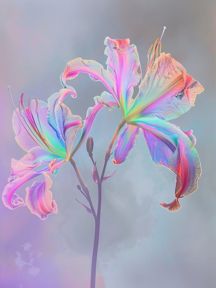 Iridescent Flower Gloriosa Lily 1