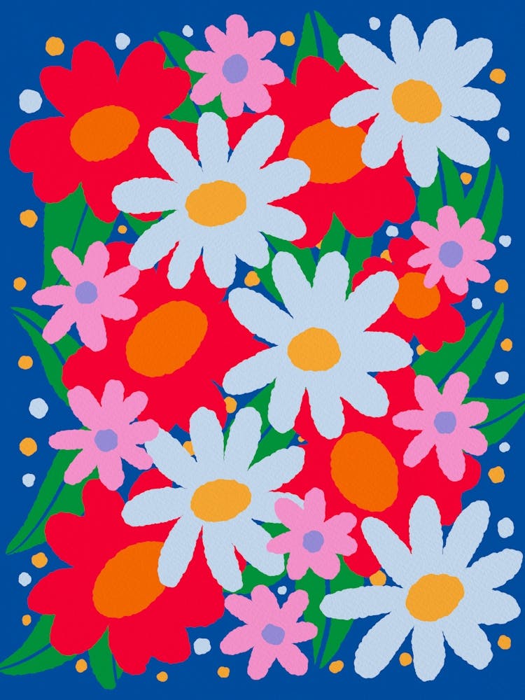 Bold Colorful Flowers