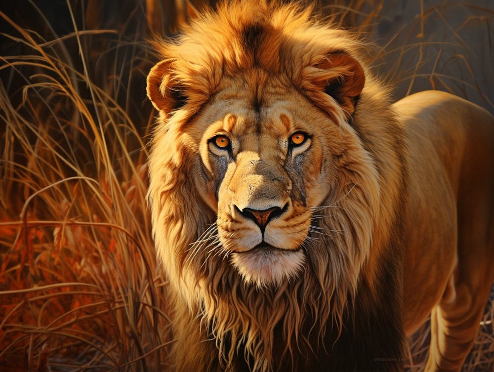 African Lion Eye Level Realism 2