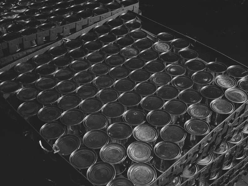 Untitled Photo, Possibly Related To Stacks Of Canned Salmon, Columbia River Packing Association, Astoria