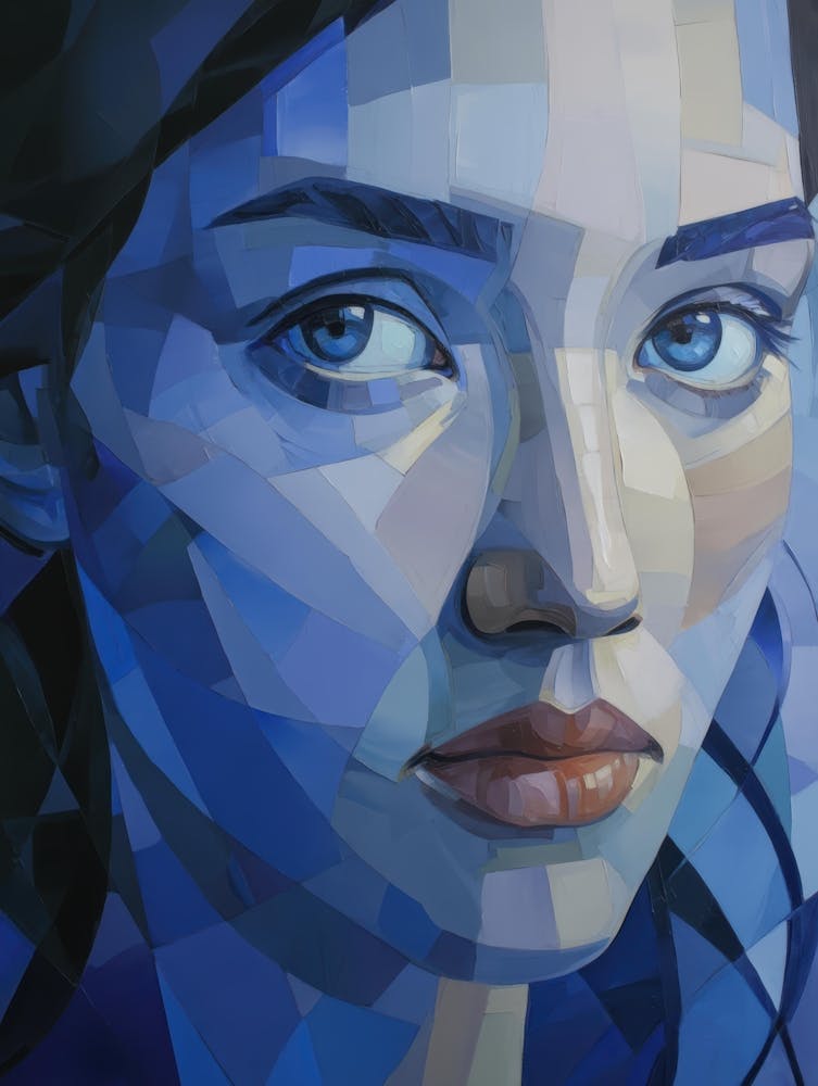 Abstract Portrait Of A Woman 162