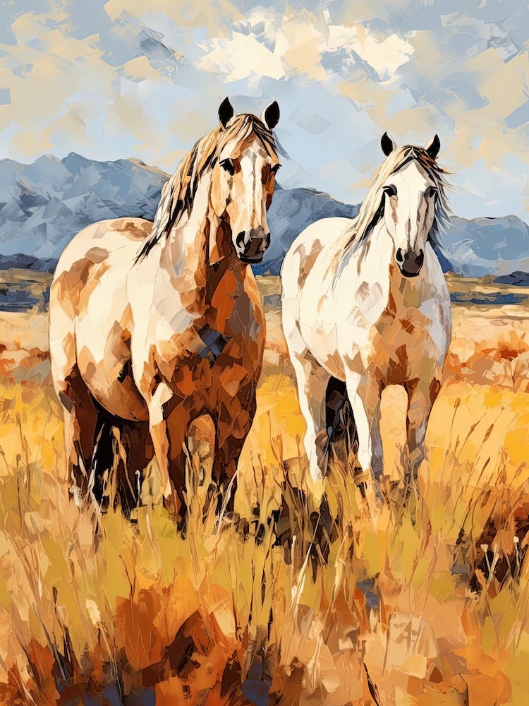 Horses Painting In Andes, Chile 4
