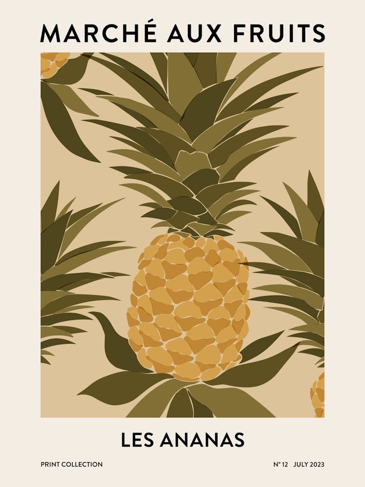 Fruit Market - Pineapples