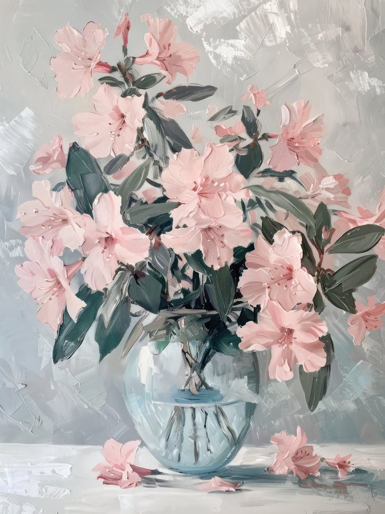 A World Of Flowers Azalea 1 Painting