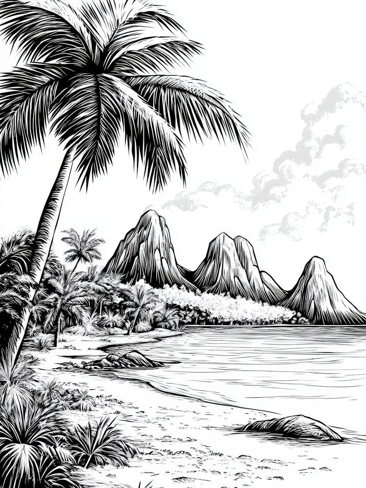 Black And White Drawing