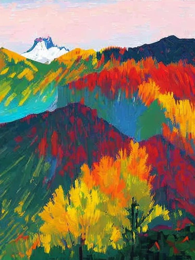 Torres Del Paine National Park 1 Chile Abstract Colourful