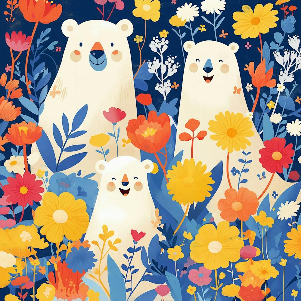 Polar Bears In The Garden
