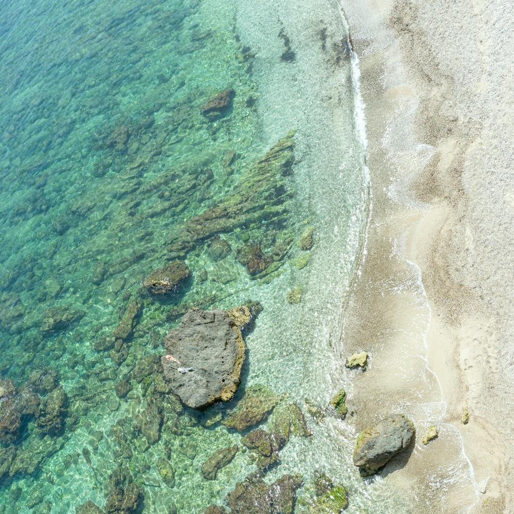Sicilian Beach From Above - Nature Photo - Drone Photography