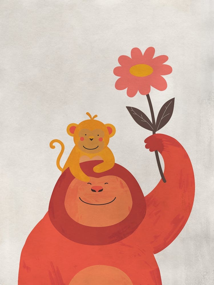 Boho Nursery 5 Monkey 2