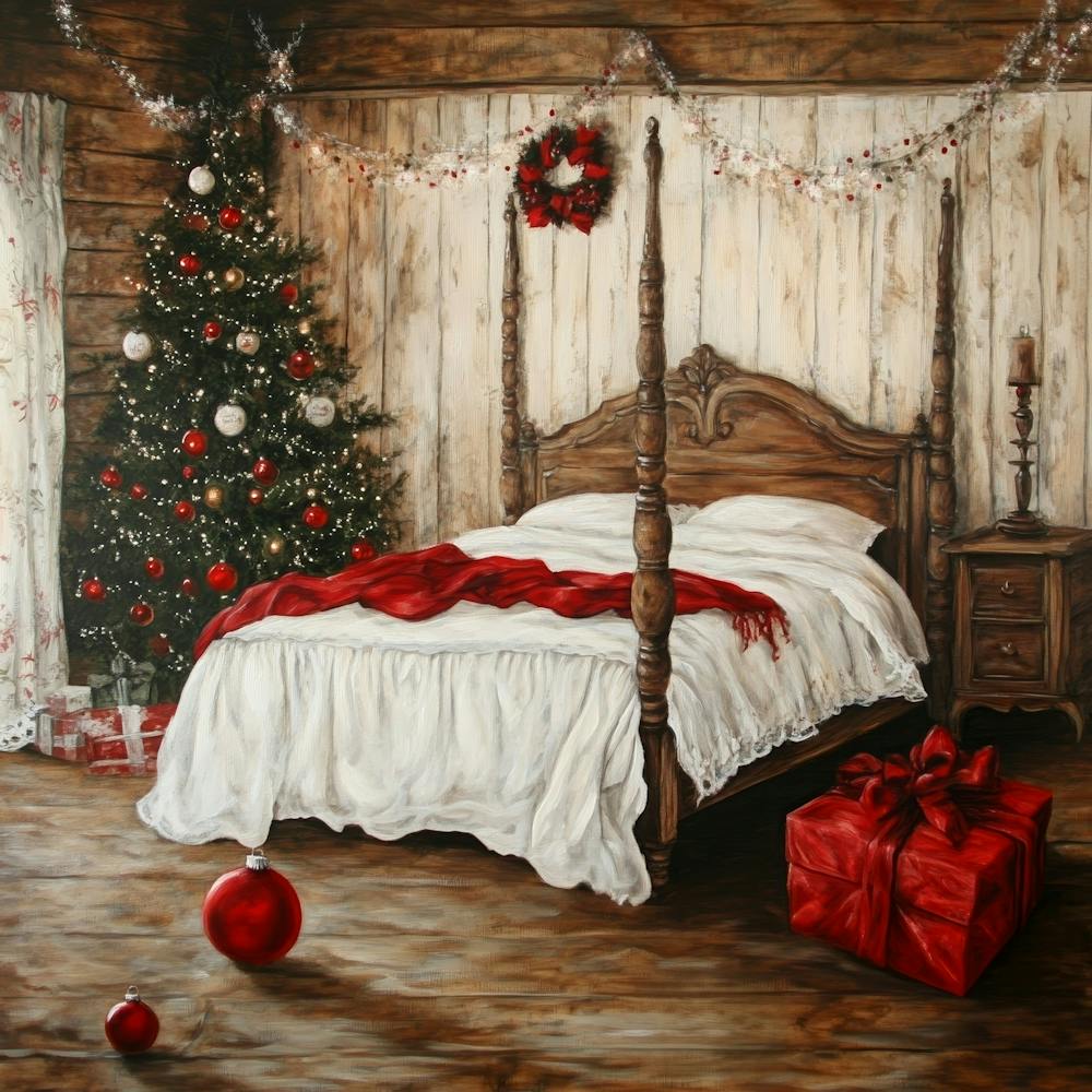 Christmas Bedroom Art