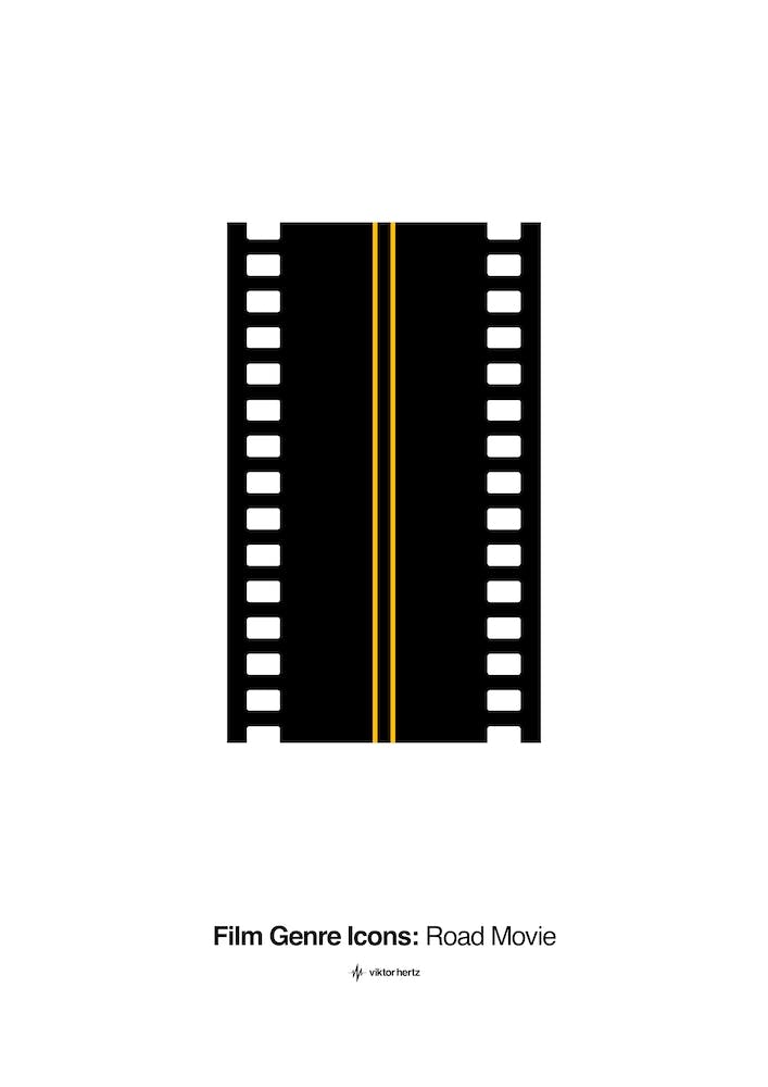 Road Movie Film Genre Icon