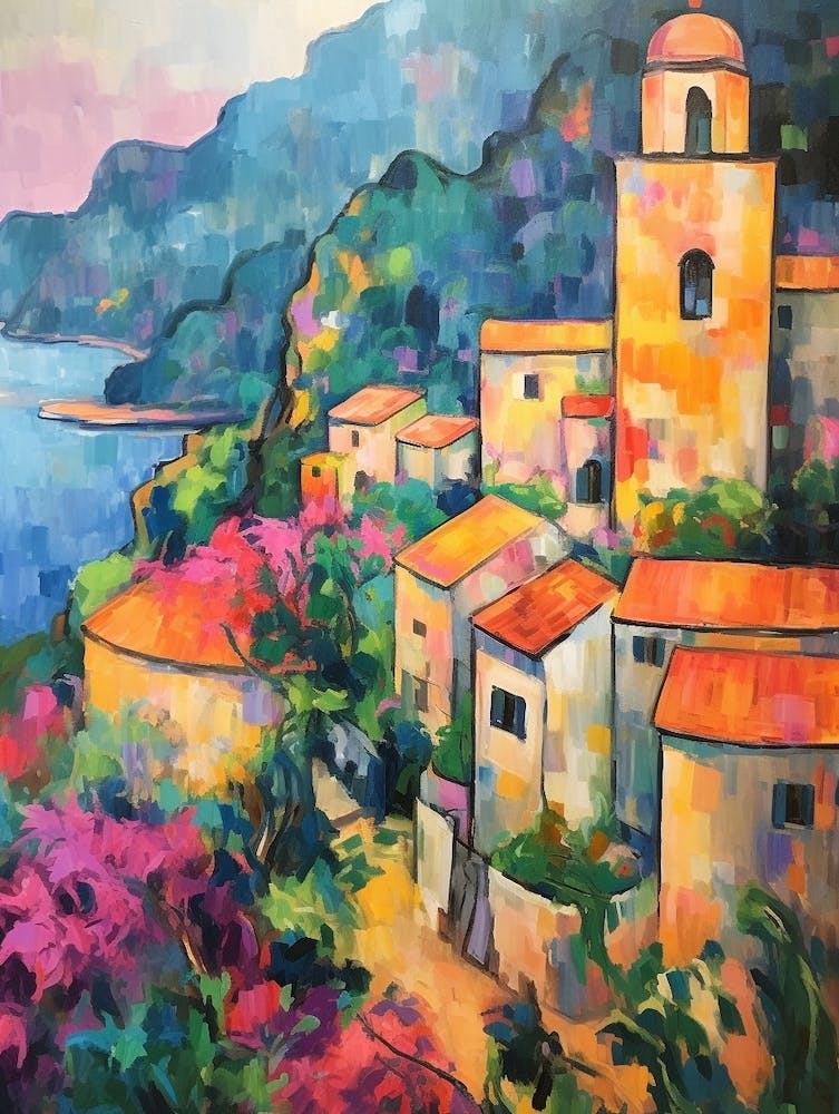 Ravello Italy 2 Fauvistisches Gemälde