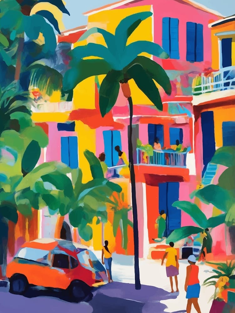 California Colorful beach city