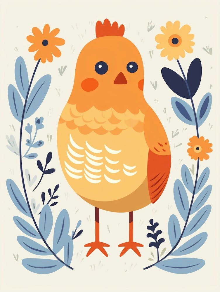 Baby Animal Illustration  Chick 5