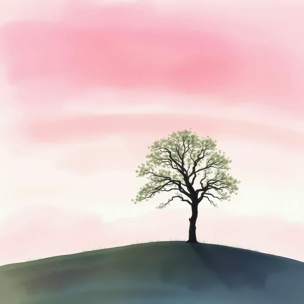 Lone Tree On A Hill 3