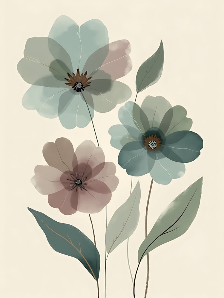 Delicate Watercolor Flowers | Soft & Dreamy Botanical Prints