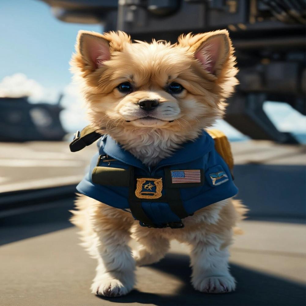 Dog In Uniform