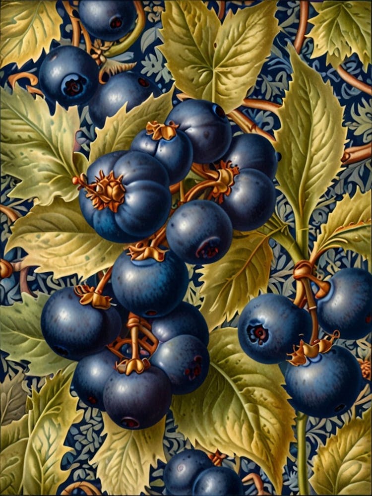 William Morris Blueberries