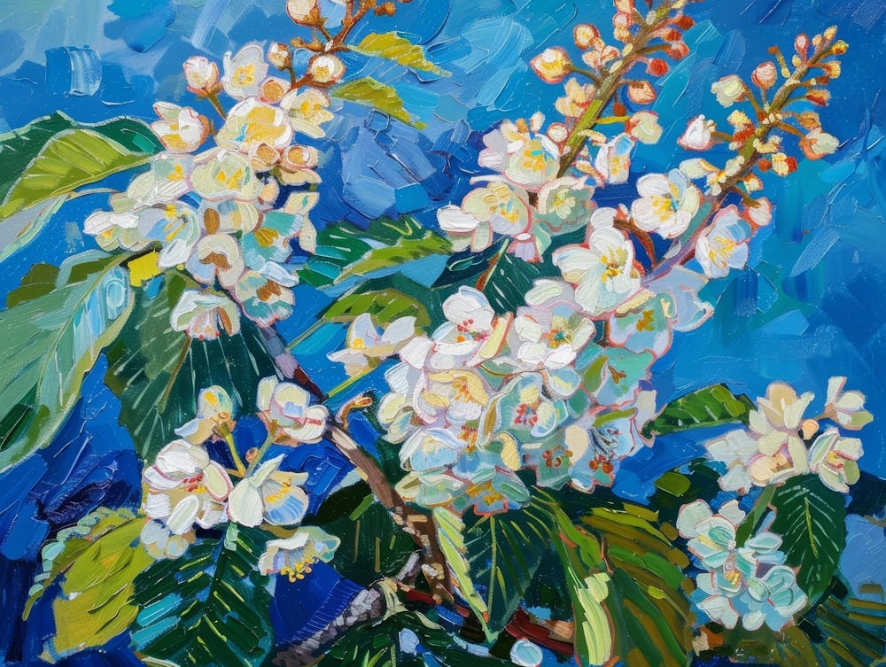 White Blossoms 4
