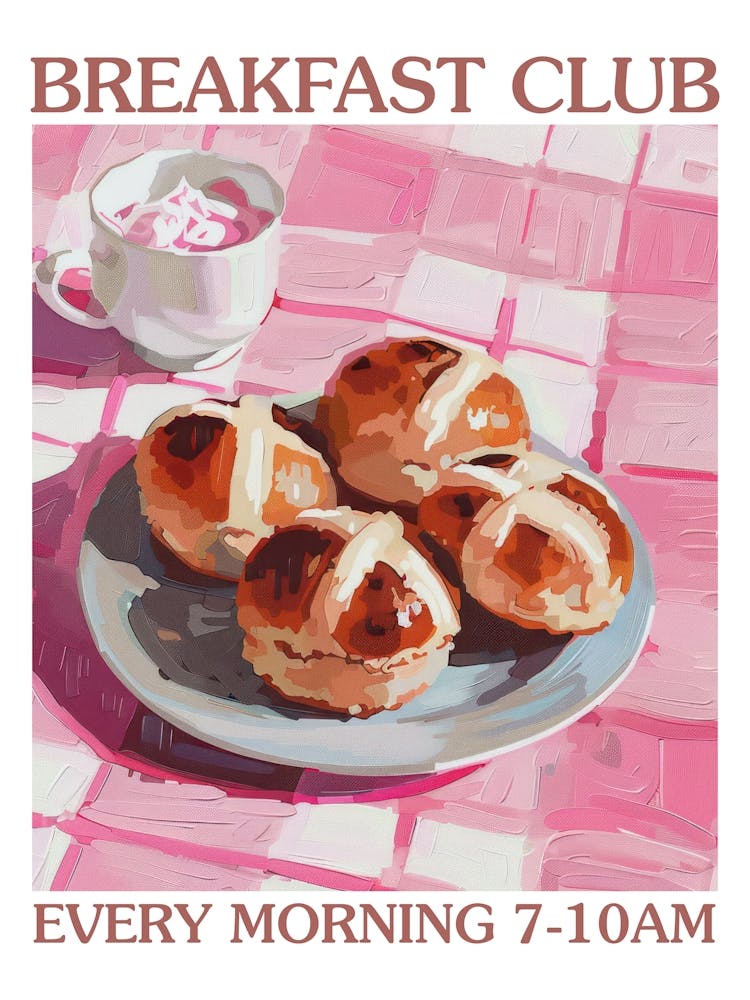 Breakfast Club Hot Cross Buns 3
