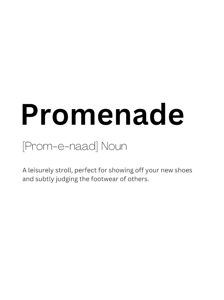 Promenade Definition Meaning