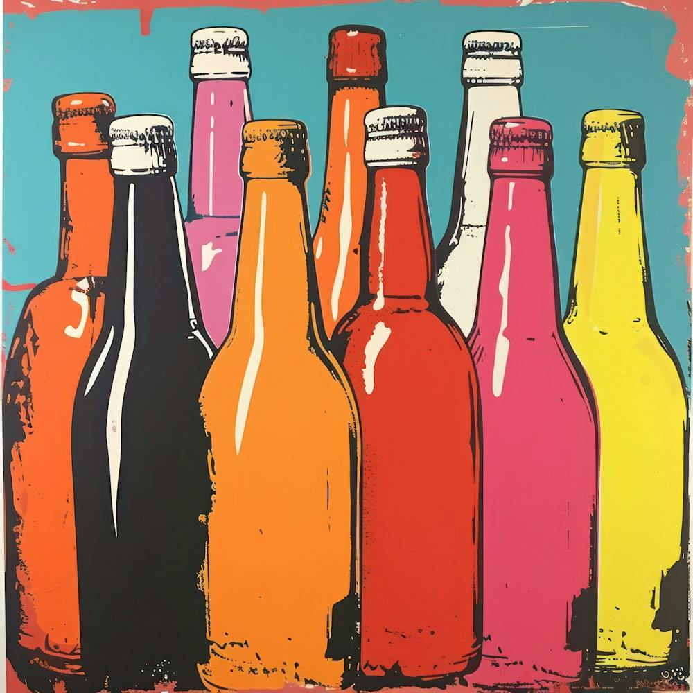 Bottles Pop Art 2