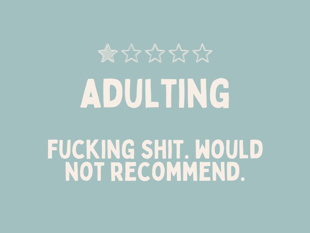 Adulting | Cream and Seafoam