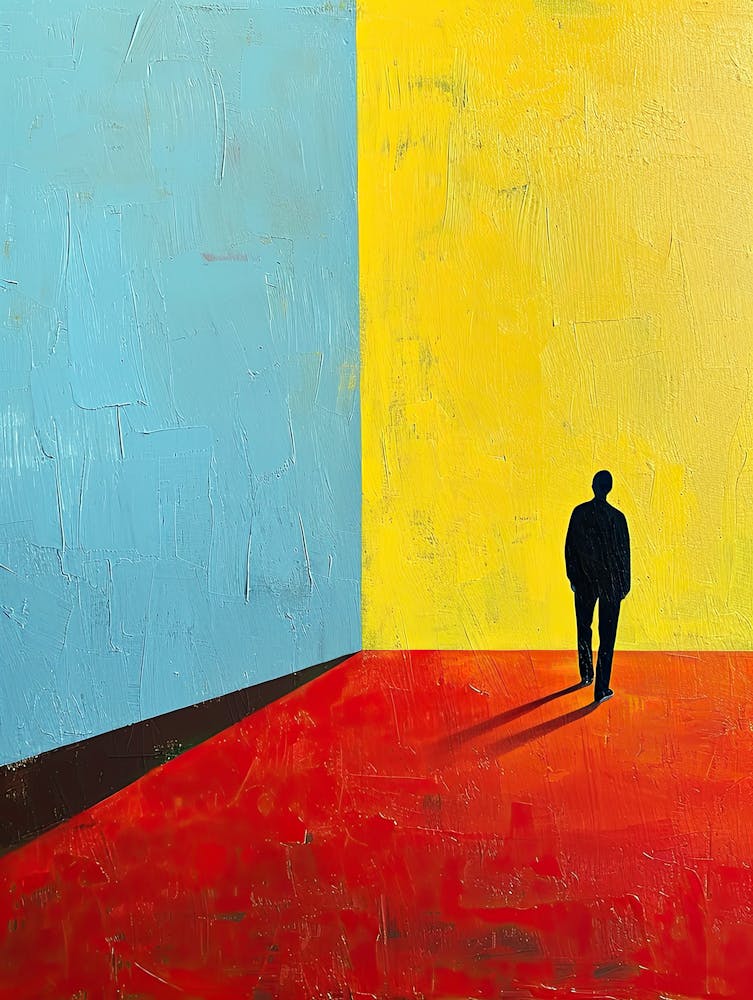 Man In Red And Yellow, Minimalism