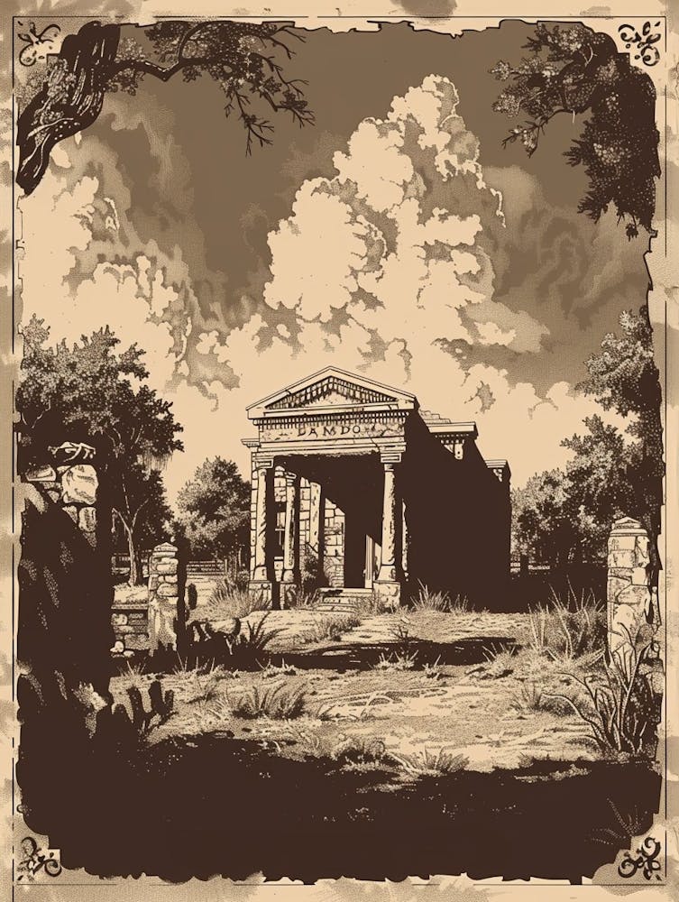 Duotone Illustration The Domain Austin Texas 4