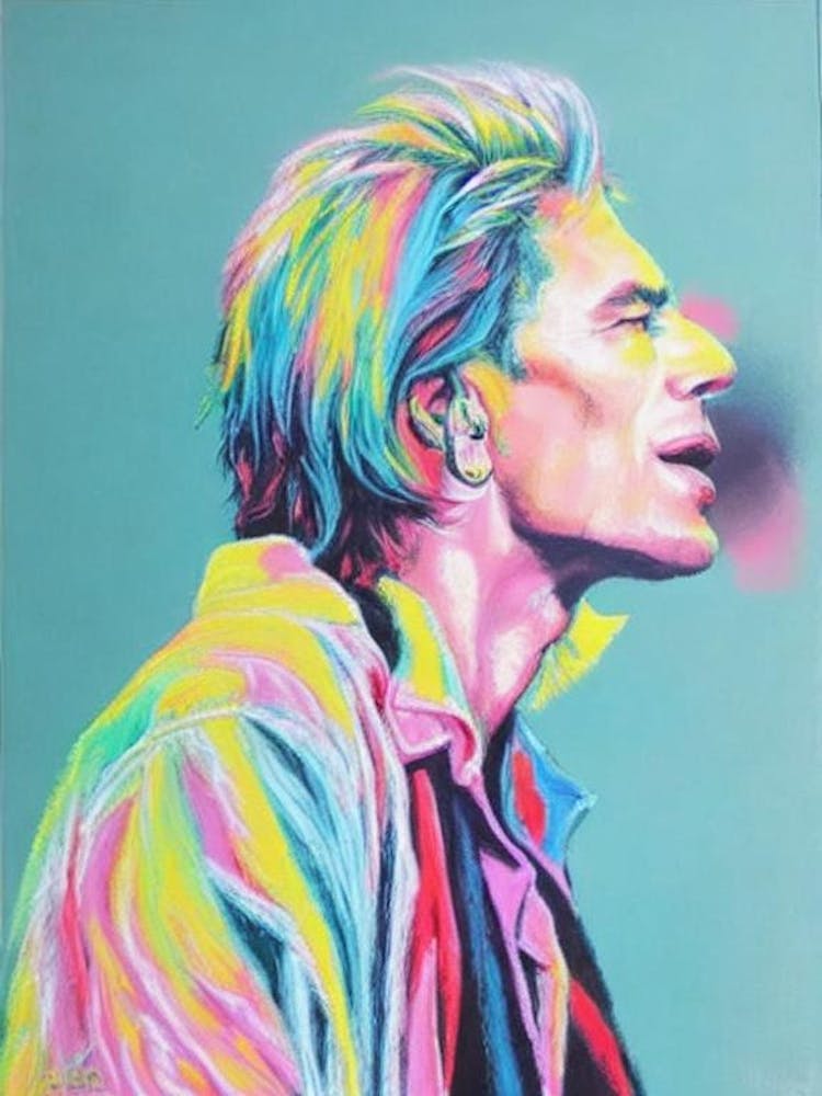 Bon Jovi Colourful Illustration