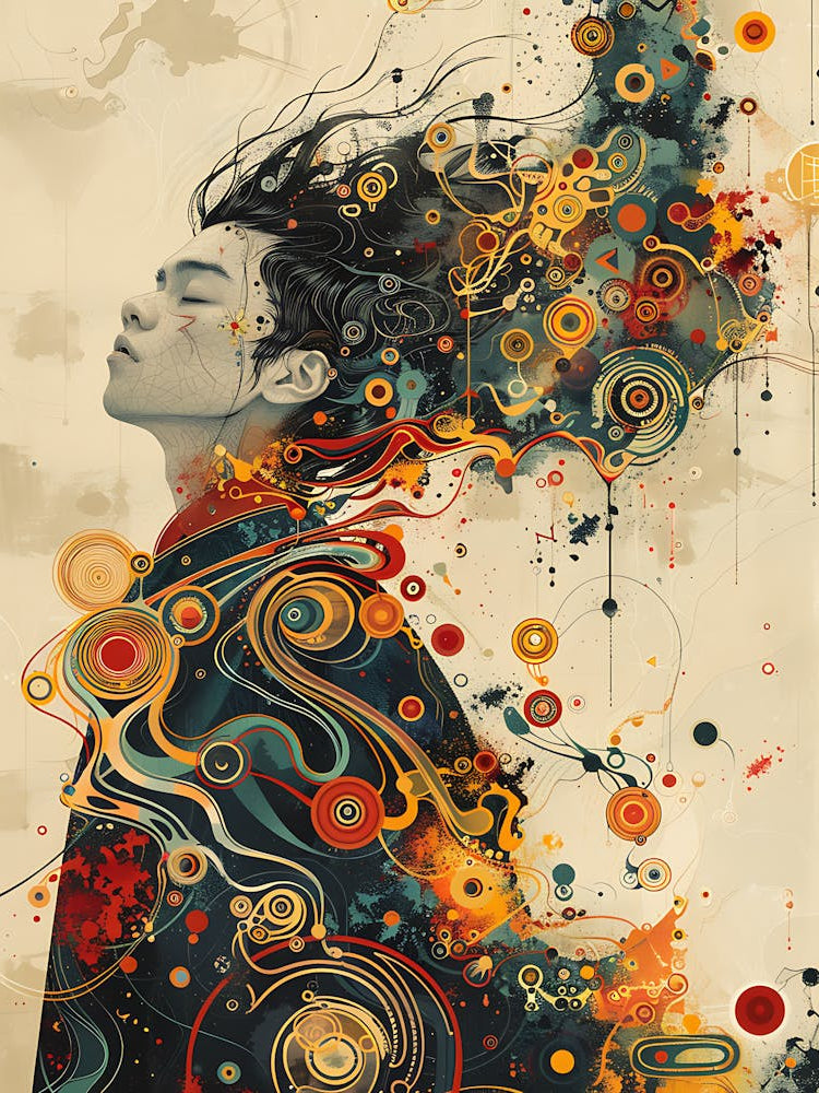 Abstract Painting Woman