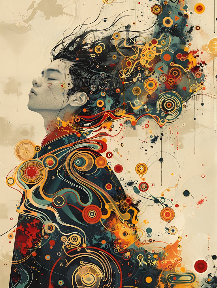 Abstract Painting Woman