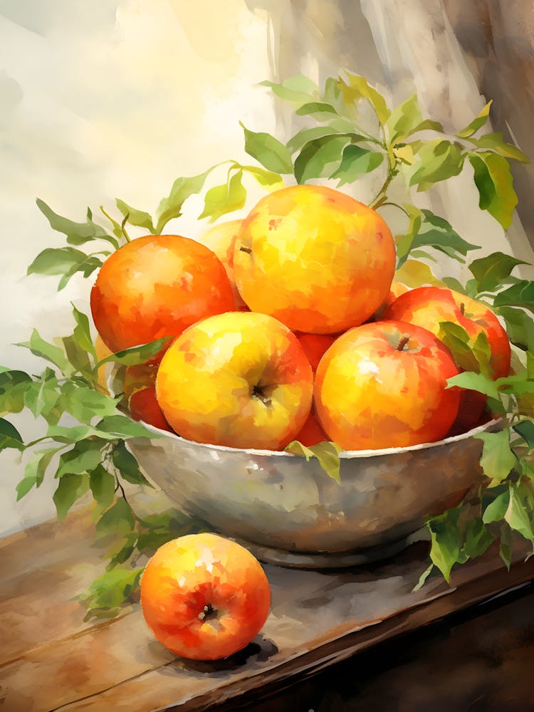 Apples In A Bowl