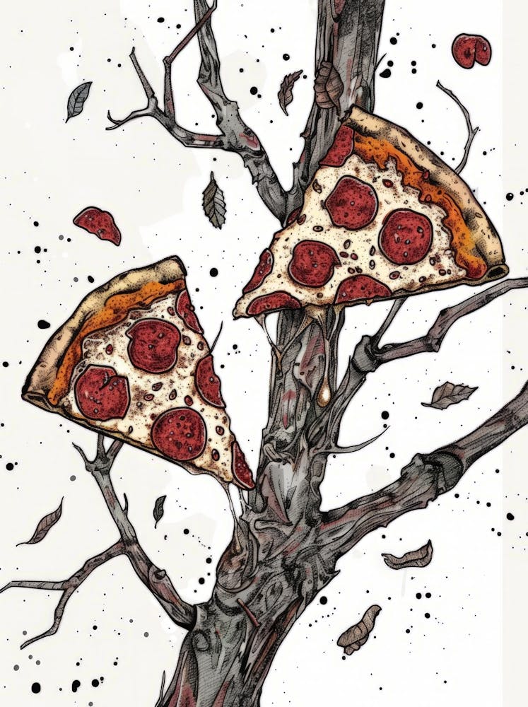 Pizza In The Tree